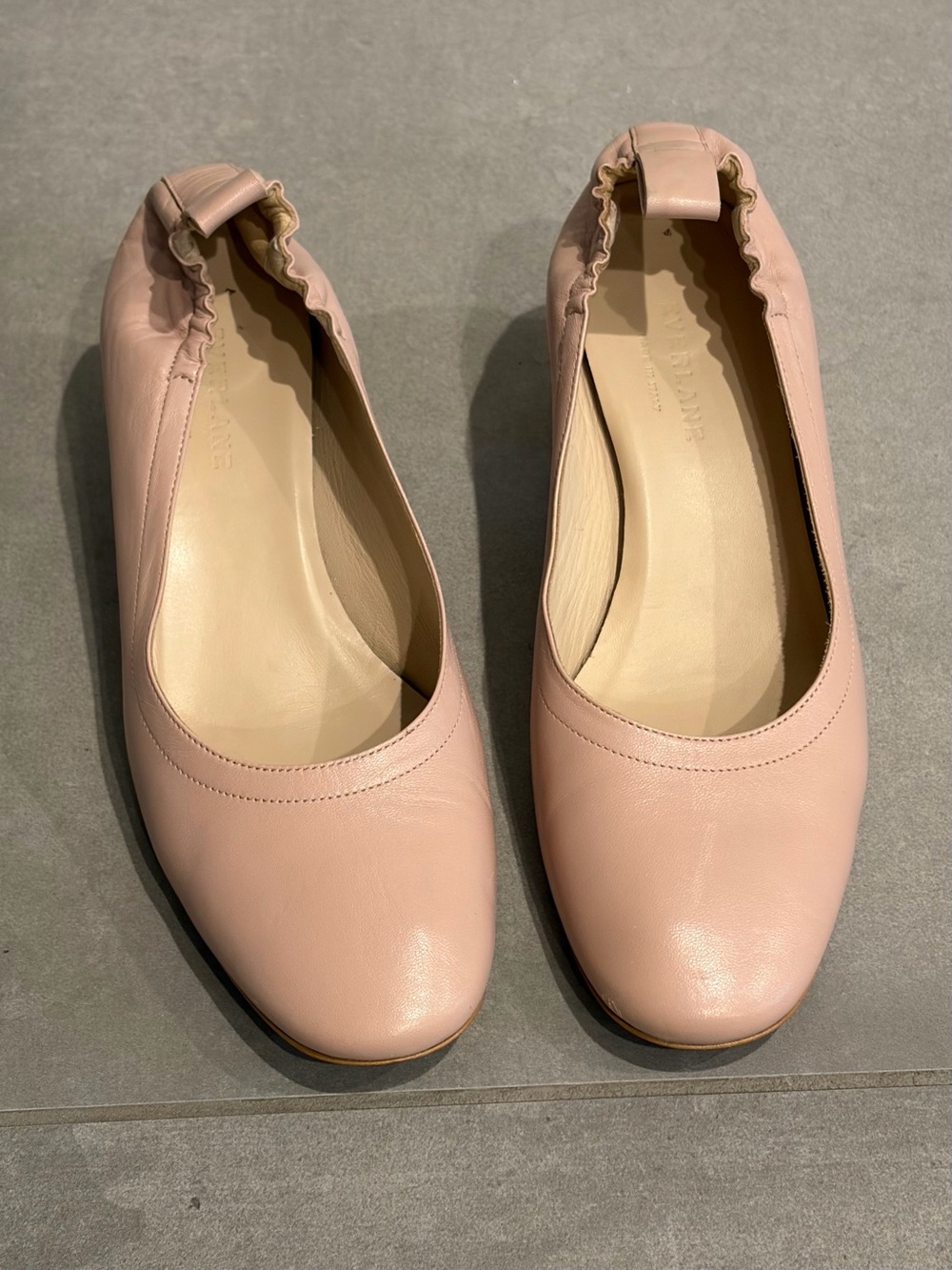 Everlane leather day ballet heel pale pink - Picture 4 of 10